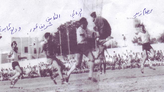 التضامن ضد الحسيني سنة 73 في ملعب الحبيشي